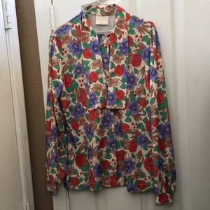 FINAL MARKDOWN Ladies vintage cos cob blouse (14)